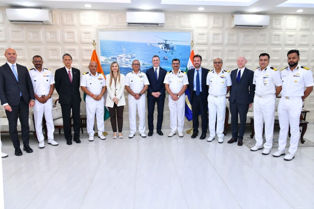 DG Paramesh Sivamani Meets Italian Delegation to Discuss Advanced Naval Technology