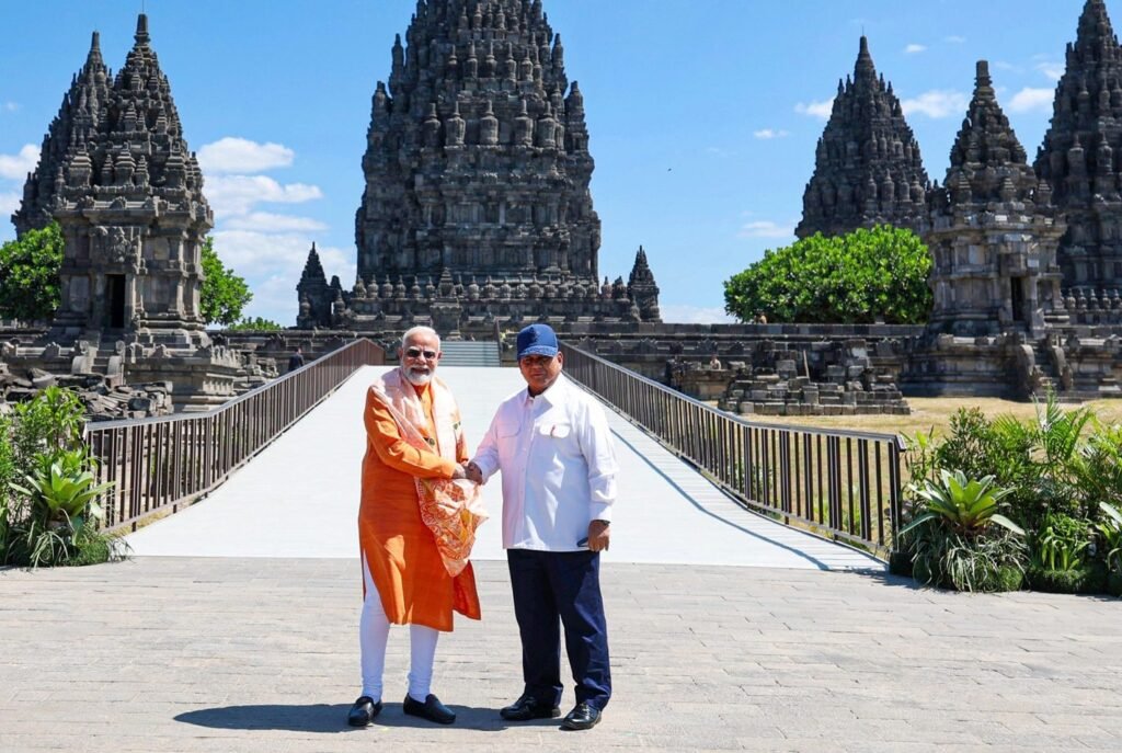 PM Modi and Indonesian President Prabowo Subianto Launch ASI Restoration Project at Prambanan Temple