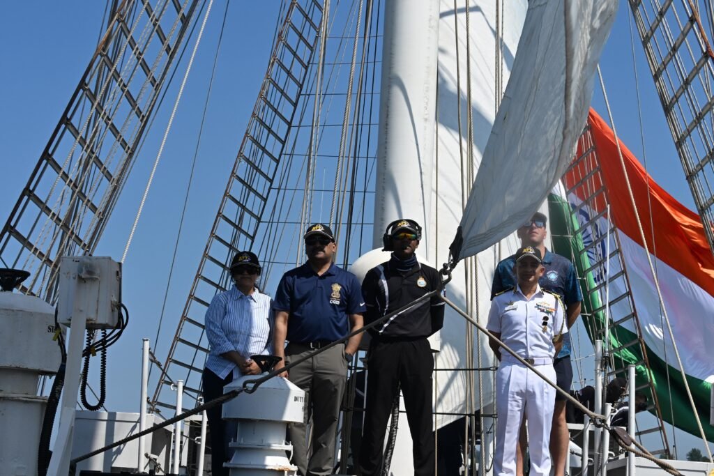 INS Sudarshini Joins Grand Parade of Sails at Sail Boston 2026