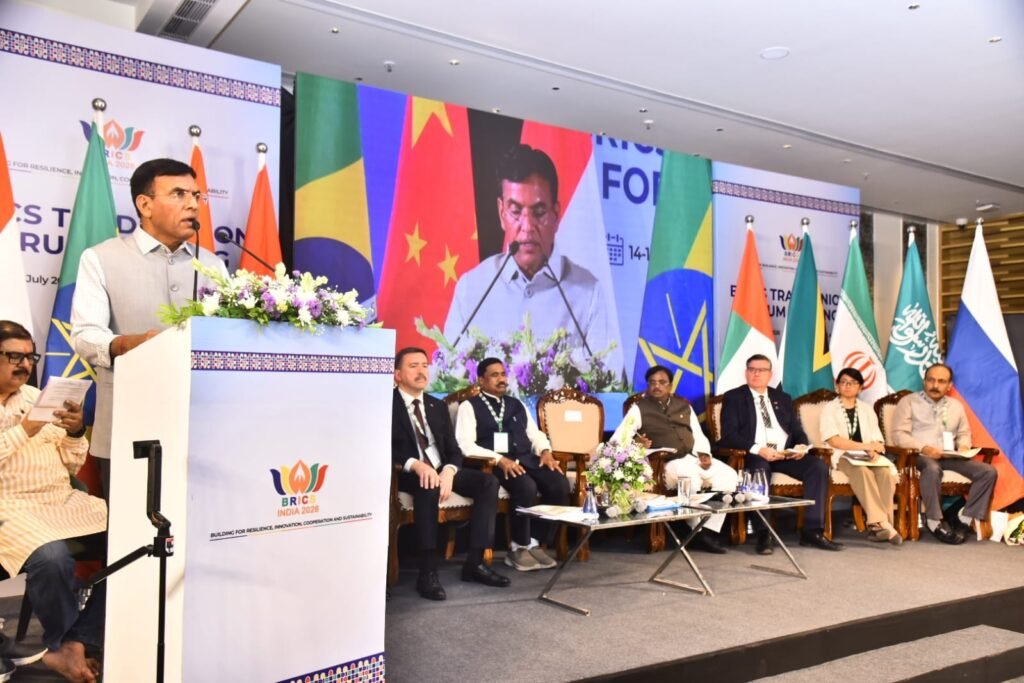 Union Minister Dr. Mansukh Mandaviya Inaugurates 15th BRICS Trade Union Forum in Hyderabad