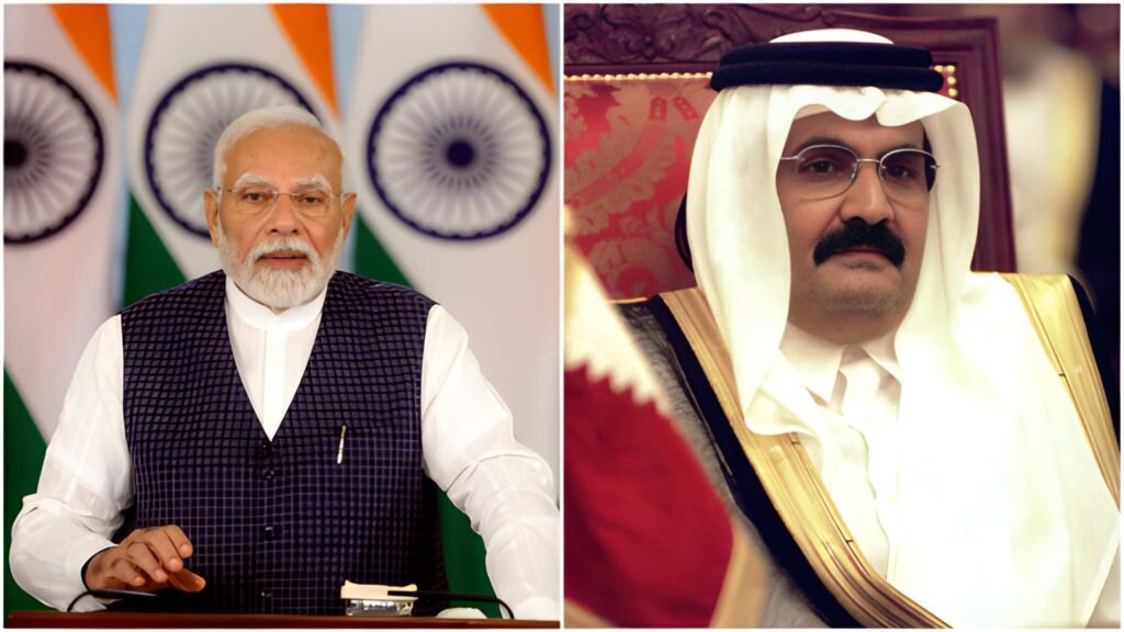 PM Modi Holds Telephonic Talk with Amir of Qatar, Extends Condolences on Passing of Father Amir