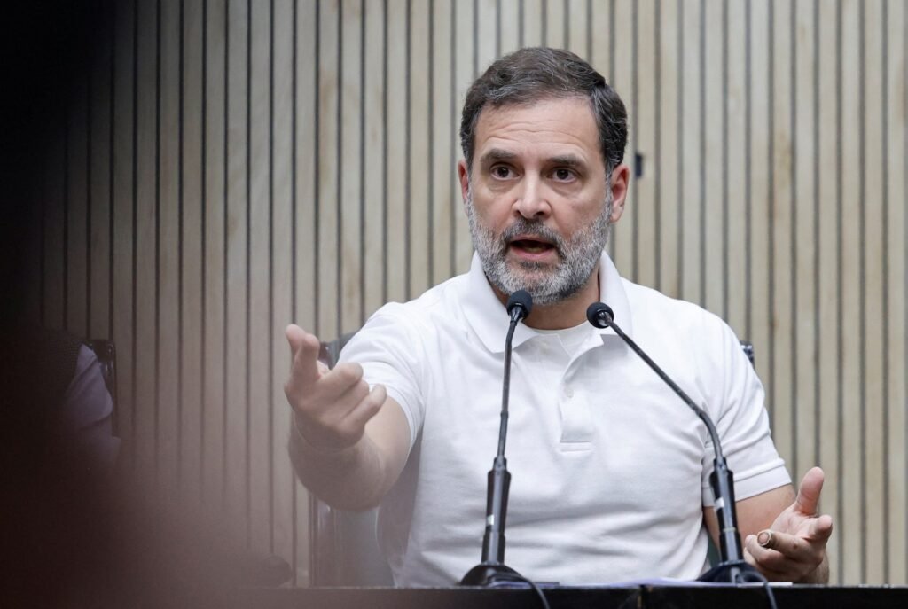 Rahul Gandhi Targets Home Ministry Over Police Action on Exam Leak Demonstrators