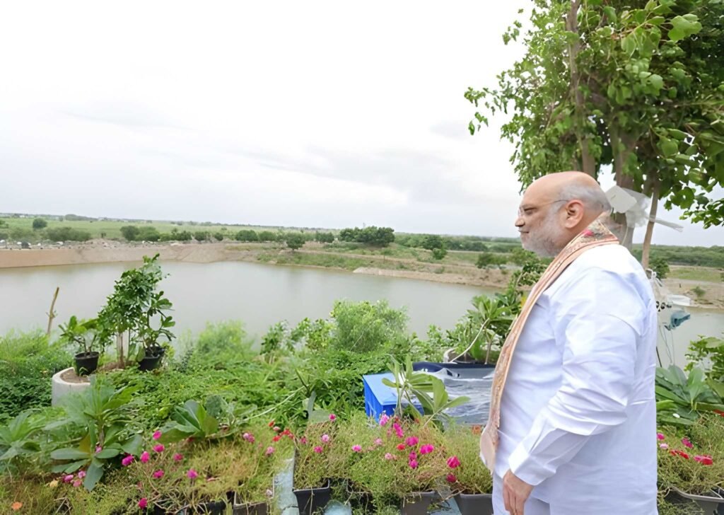 Amit Shah Inaugurates ‘Gujarat Gaurav Sarovar’ in Amreli; Highlights Two-Decade Transformation of Water Governance