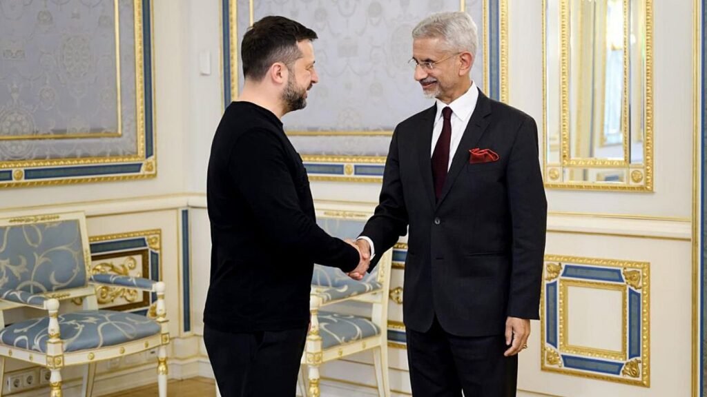 External Affairs Minister S. Jaishankar Reaffirms Peace Commitment During High-Level Bilateral Talks in Kyiv