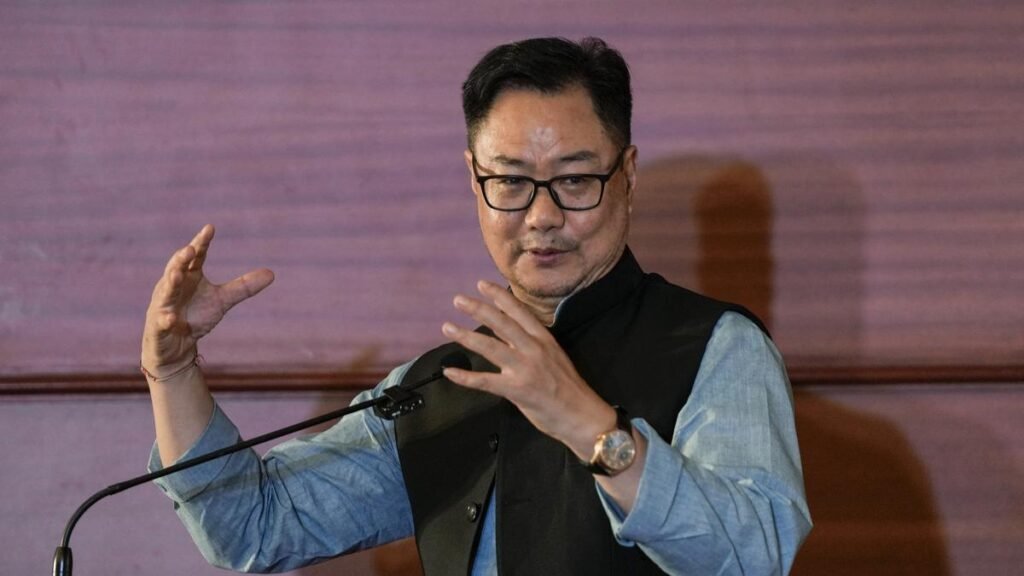 Kiren Rijiju Attacks Opposition ‘Bitter Elders’ Paradigm