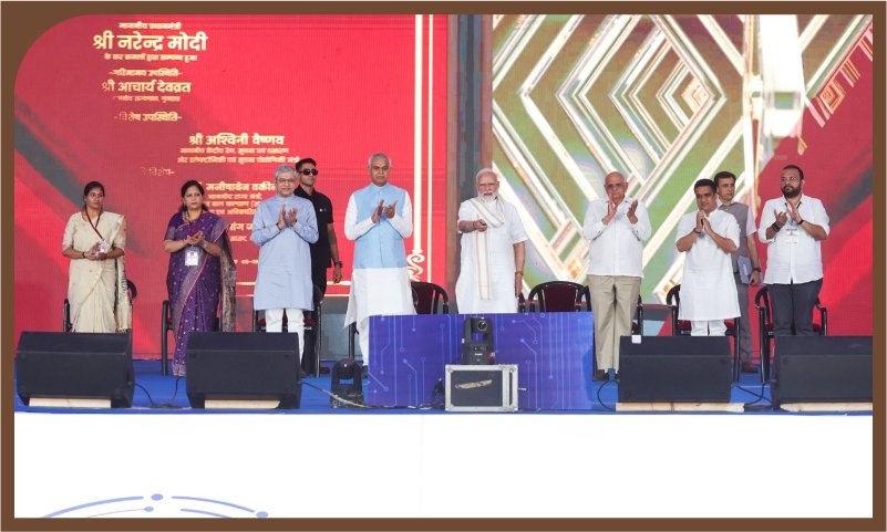 PM Inaugurates ₹35,000+ Crore Development Projects in Vadodara, Marks Completion of 2,800 KM Dedicated Freight Corridor