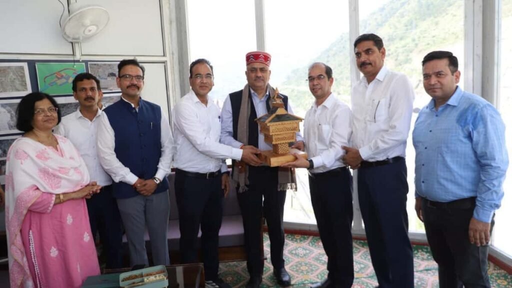 SJVN Director Rajesh Kumar Chandel Reviews Luhri HEP-I Construction and Rampur HPS Operations