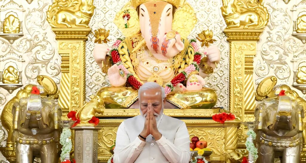 PM Modi Greets Nation on Ganesh Chaturthi, Shares Sanskrit Subhashitam Invoking Lord Ganesha