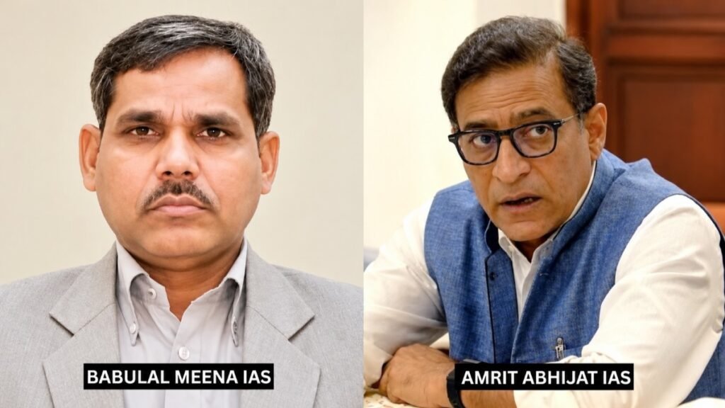 UP Government Shuffles Senior Bureaucracy: Babulal Meena Named Revenue Board Chief, Amrit Abhijat Gets Transport Corp Charge
