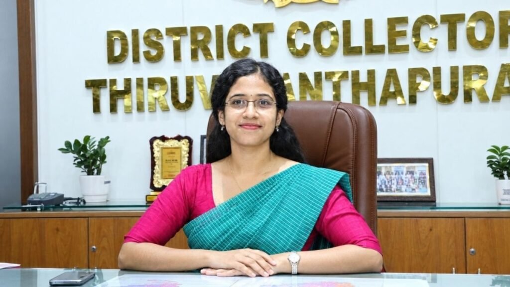 Anju K.S. Steps In as Thiruvananthapuram District Collector