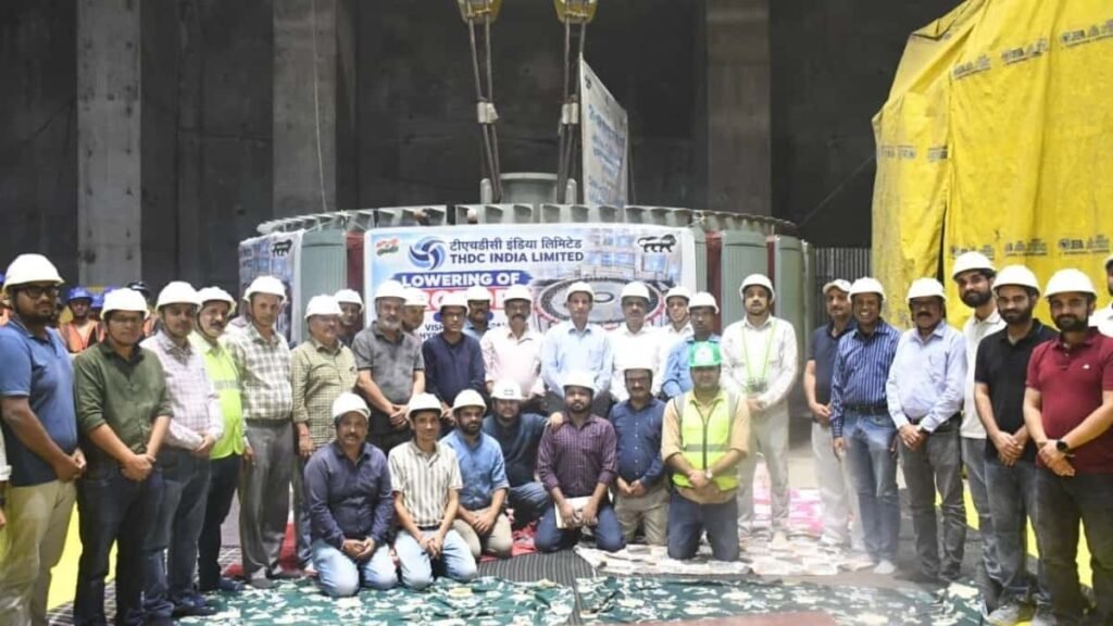 210-Tonne Generator Rotor Lowered at Vishnugad-Pipalkoti Project